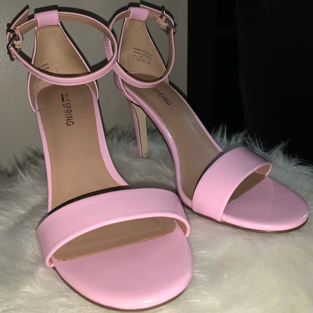 Call It Spring Lilac Heels Pink Heels